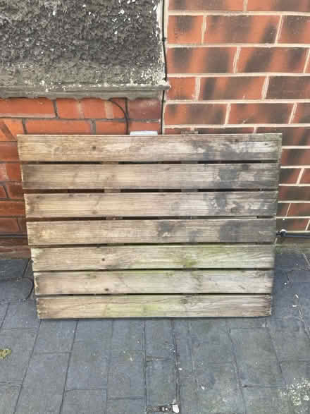 Photo of free Wooden fence/ decking offcut (Dore, S17) #1