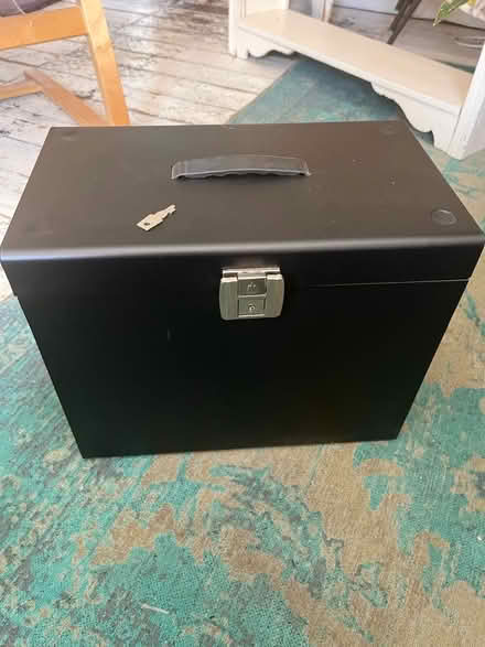 Photo of free Lockable A4 metal file box (Crouch End N8) #2
