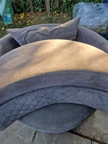 Photo of free Swivel 2 person cuddle chair (Hythe CO1) #3