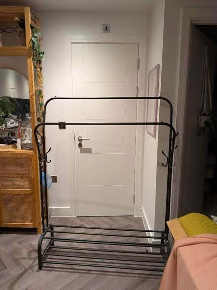Photo of free Black clothes hanging rail (City Centre S1) #1