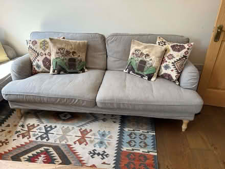 Photo of free 2 x 3-seater sofa (IKEA) (Parsons Green SW6) #1