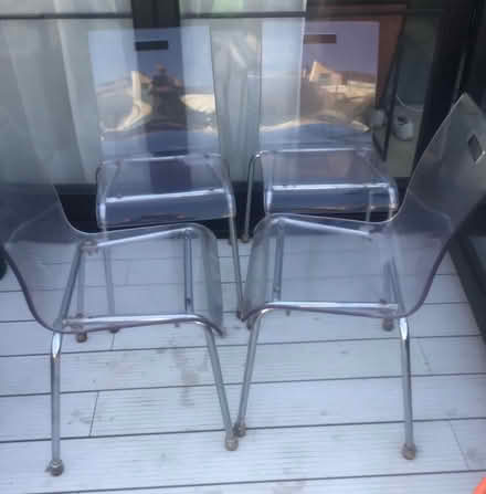 Photo of free Perspex chairs (Loughton IG10) #1