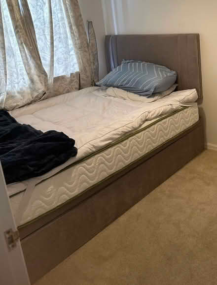 Photo of free small double ottoman bed (Deer Park OX28) #1