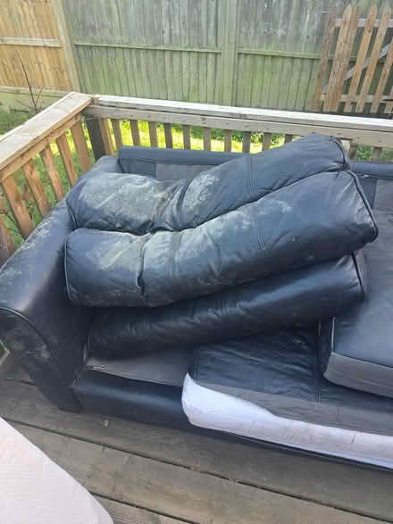 Photo of free Black Sofa - Read Details First (Rolvenden TN17) #2