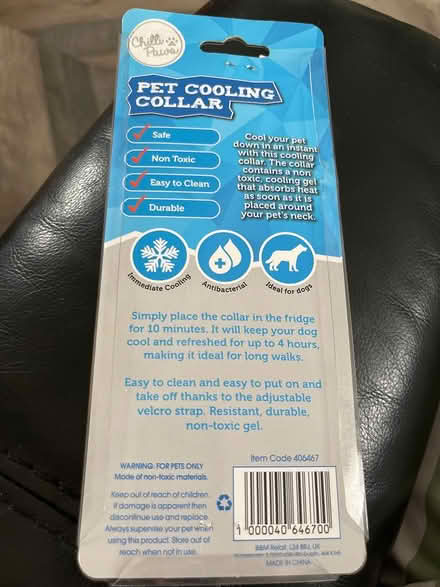 Photo of free Pet cooling collar (Skerton, lancaster) #2