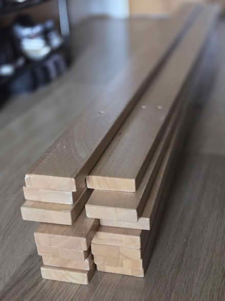 Photo of free Wood planks from Futon sofa (Lewisham, by Elverson Road dlr) #1
