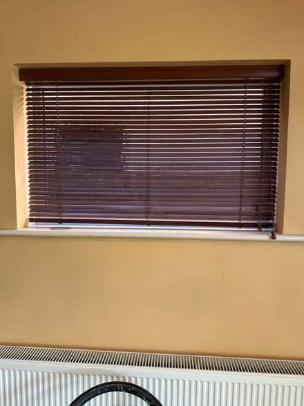 Photo of free Wooden slatted Venetian blinds x2 (Cheltenham) #1