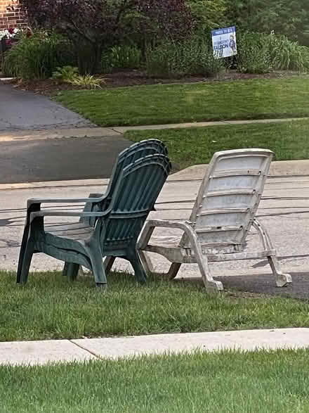 Photo of free Plastic chairs and lounger (South Downers Grove near YMCA) #1