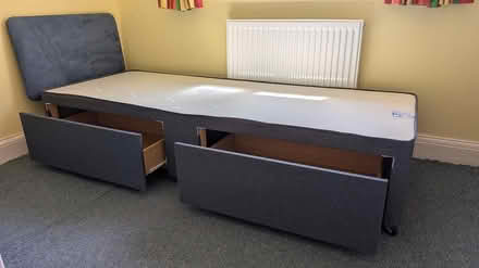 Photo of free Small single divan bed (Epsom (Wells Estate)) #1