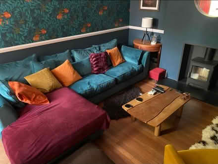 Photo of free Barker and Stonehouse, Harrington sofa. (Forest Green GL6) #1