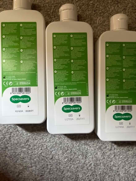 Photo of free Contact lens solution (Bushey WD23) #2