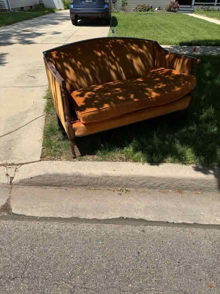 Photo of free Small loveseat (Wheaton near Roosevelt) #1