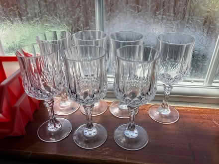 Photo of free Crystal cut wine glasses (Kempston) #1