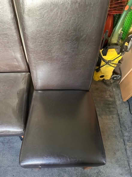 Photo of free 5 dining chairs (Morden SM4) #1