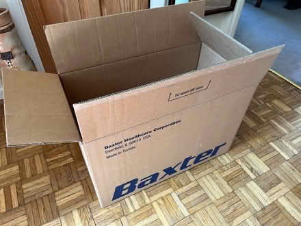 Photo of free Stout large cardboard box (Pyrford GU22) #1