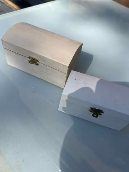 Photo of free 2 wooden jewellery boxes (Broxbourne EN10) #1