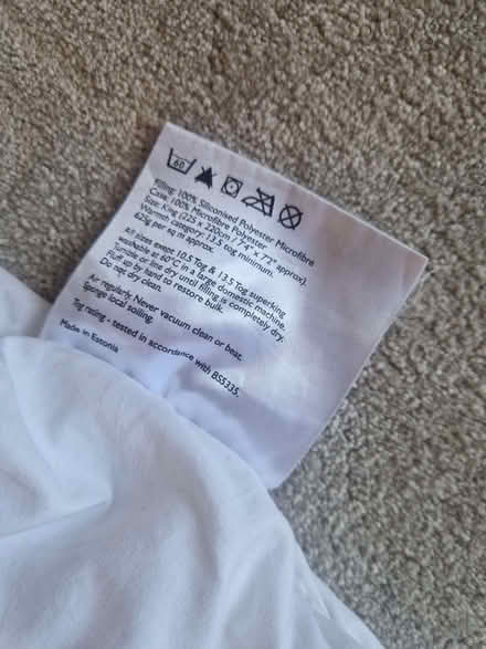 Photo of free king sized duvet john Lewis (Fishponds BS16) #4