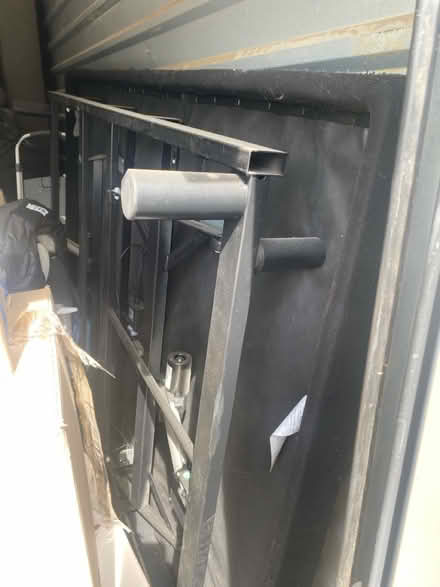 Photo of free heavy weight, queen bed frame (In storage Liberty, MO) #2