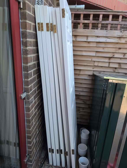Photo of free 12 internal panel doors not fire doors (Globe Town E2) #1
