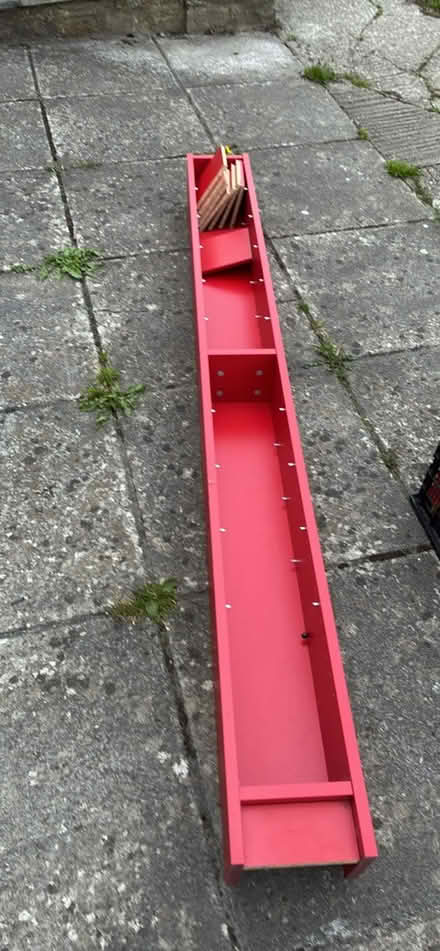 Photo of free IKEA red cd shelves (Broughton Gifford SN12) #3