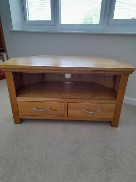 Photo of free Oak TV stand (Tapton, Chesterfield) #1
