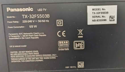 Photo of free 32" Panasonic TV (Central Wokingham RG40) #3
