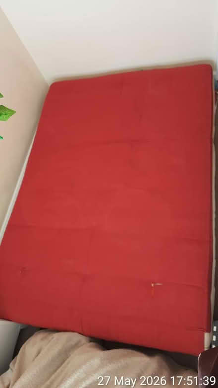Photo of free Used sofa / double bed futon (Edgwarebury Lane) #2