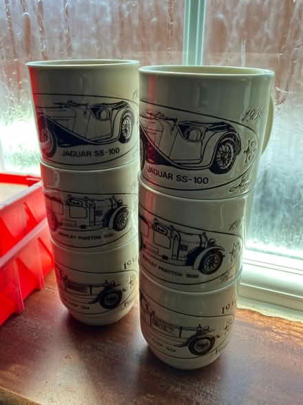Photo of free Car themed stackable mugs (Kempston) #1
