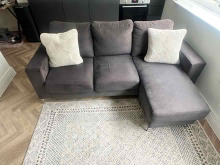 Photo of free L-Shape Corner Sofa, Slate Grey (Leatherhead KT22) #3