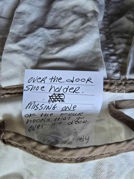 Photo of free Over Door Shoe Organizer (West 7th) #1