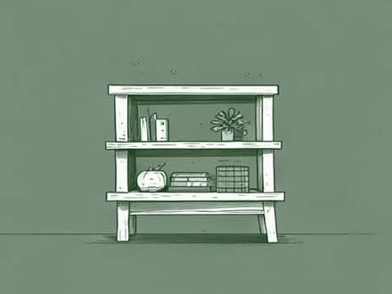 Photo of Pine book case/shelf unit (Hampden Park BN22) #1