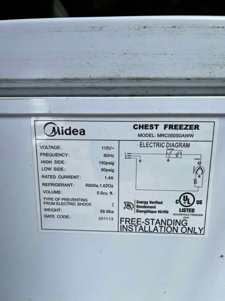 Photo of free Small Freezer (Near Academy Heights -) #1