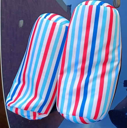 Photo of free 2 small beanbag cushions (Highbury Vale NG6) #1