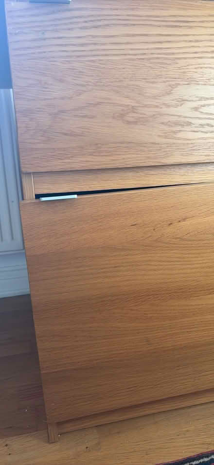 Photo of free Ikea Malm oak effect desk (Wootton OX13) #4