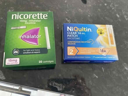 Photo of free Nicotine Patches and Inhalator (Harrogate HG3) #1