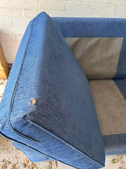 Photo of free Blue 3 Seater Sofa (Handbridge CH4) #4