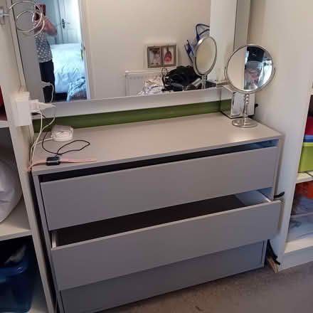 Photo of free Grey chest of drawers (Mill Beach Caravan Park CM9) #1