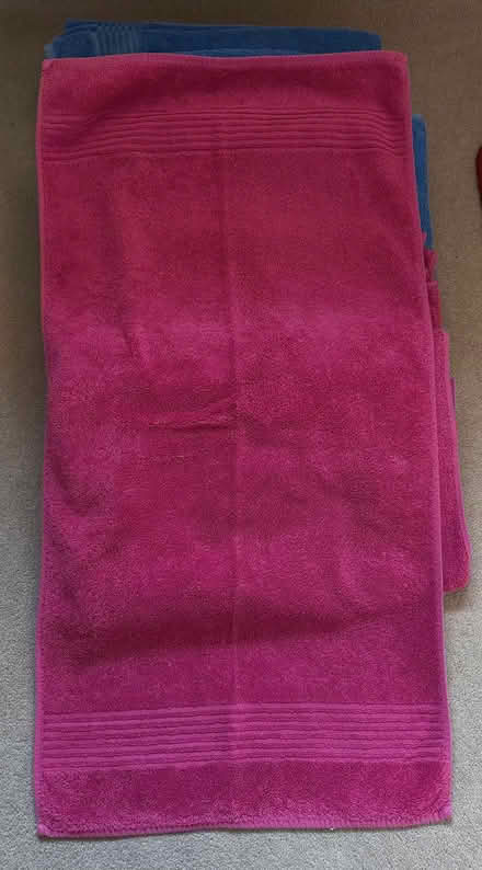 Photo of free M&S Bath Towels + Hand Towels - Pink and Blue (Penrith CA11) #2