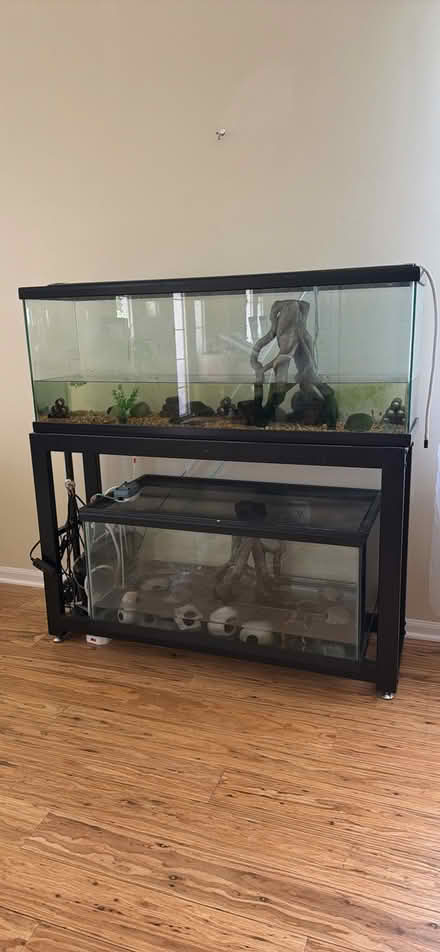 Photo of free Two fish aquariums and a stand (Novi) #4