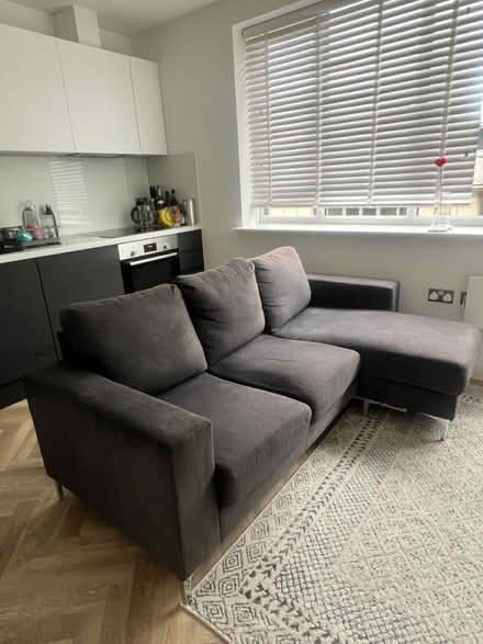 Photo of free L-Shape Corner Sofa, Slate Grey (Leatherhead KT22) #2