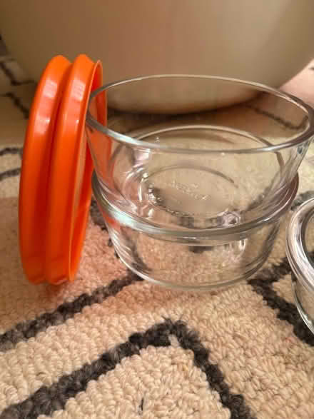 Photo of free 3 small glass containers (Rego Park) #2