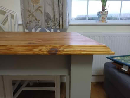 Photo of free Pine dining table (Burwell OX28) #2