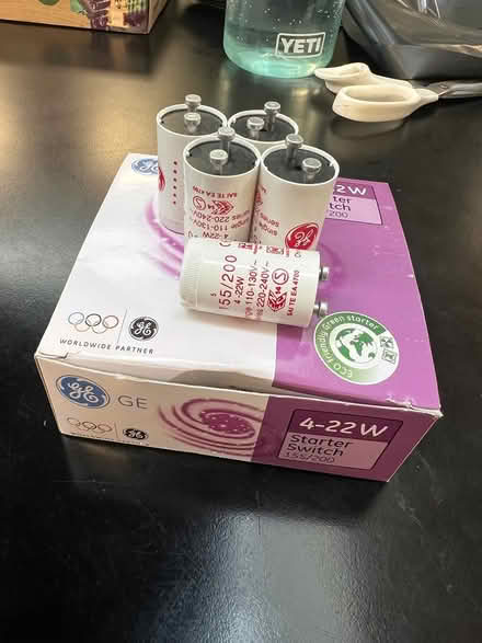 Photo of free Starter switches florescent lights (Abbeydale S8) #1