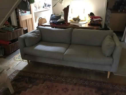 Photo of free Three seater,sofa, with fire safe label (Fairfield Park BA1) #1