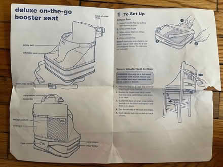 Photo of free booster seat, stroller cover (Chelsea) #3
