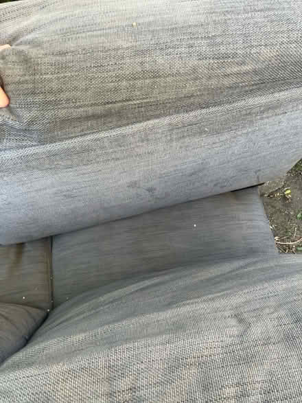 Photo of free IKEA Grey Fabric Sofa (Peterhouse Mews CB4) #4