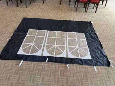 Photo of free Black nylon fabric & Velcro straps (1075 Valencia Avenue) #1