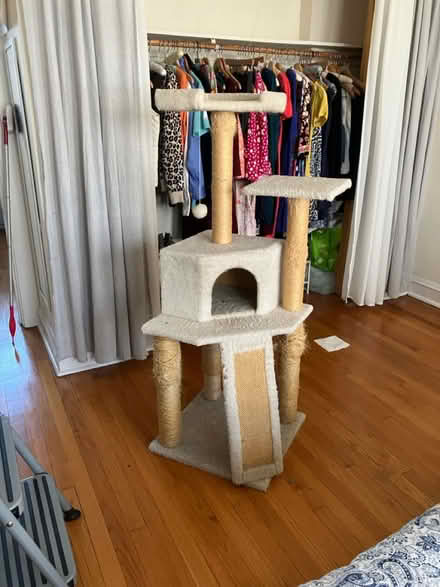 Photo of free Sturdy but ugly cat tree (Ravenswood) #1