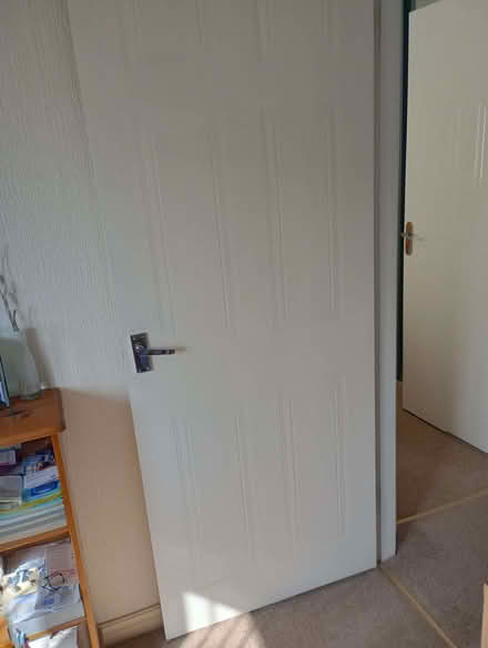 Photo of free 3 colonial style white doors. (Moreton CH46) #2