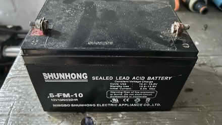 Photo of free Old 12v battery (Duff) (North Baddesley SO52) #2